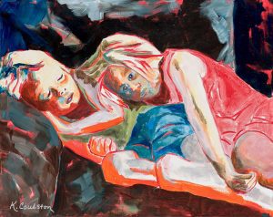 Sleeping Boyz Painting