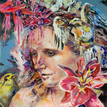 Watched Over Painting by Kathy Coulston